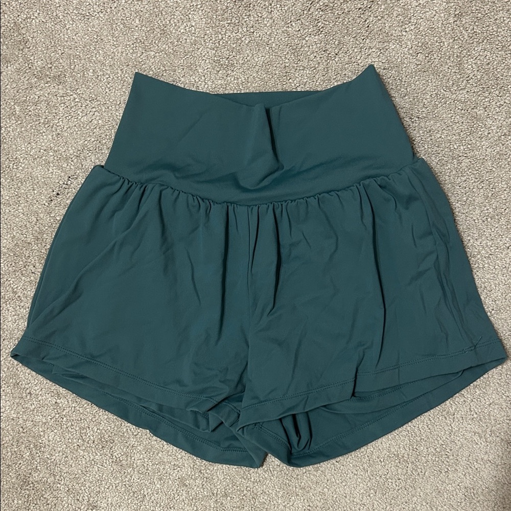 Halara High-Waist Women’s Athletic Shorts in Teal